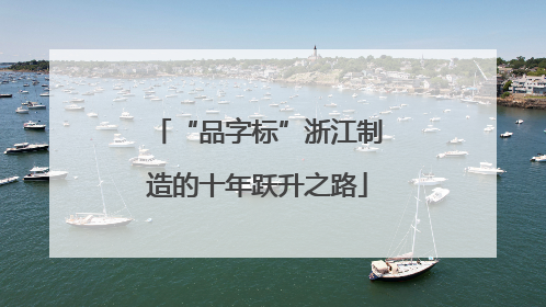 “品字标”浙江制造的十年跃升之路