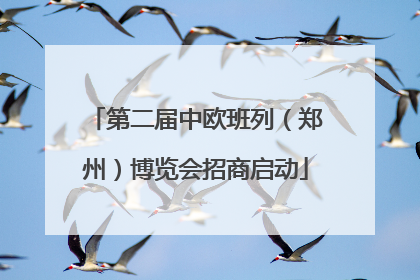 第二届中欧班列（郑州）博览会招商启动