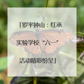 罗平钟山：红承实验学校“六一”活动精彩纷呈