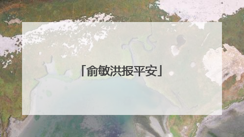 俞敏洪报平安