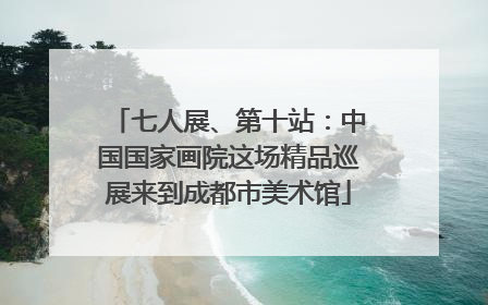 七人展、第十站：中国国家画院这场精品巡展来到成都市美术馆