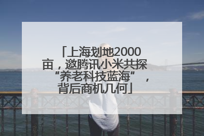 上海划地2000亩，邀腾讯小米共探“养老科技蓝海”，背后商机几何
