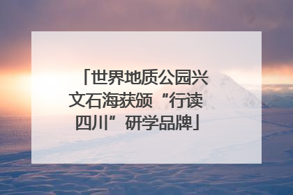世界地质公园兴文石海获颁“行读四川”研学品牌