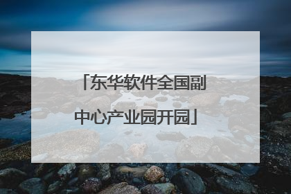 东华软件全国副中心产业园开园