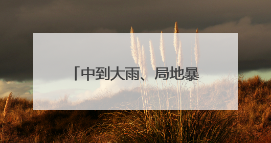 中到大雨、局地暴雨+9级雷暴大风！南京最新预测