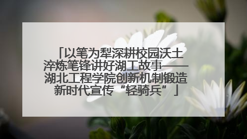 以笔为犁深耕校园沃土 淬炼笔锋讲好湖工故事——湖北工程学院创新机制锻造新时代宣传“轻骑兵”