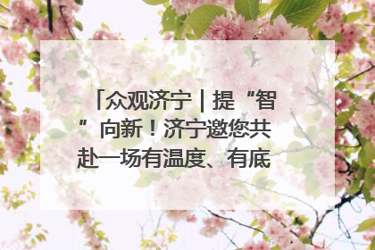 众观济宁｜提“智”向新！济宁邀您共赴一场有温度、有底气的“智造”之约