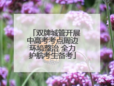 双牌城管开展中高考考点周边环境整治 全力护航考生备考