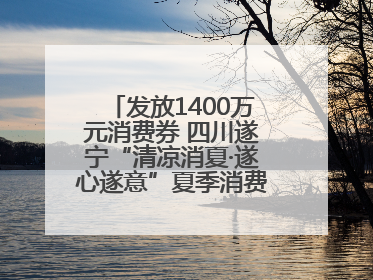 发放1400万元消费券 四川遂宁“清凉消夏·遂心遂意”夏季消费季活动启动