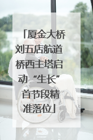 厦金大桥刘五店航道桥西主塔启动“生长” 首节段精准落位