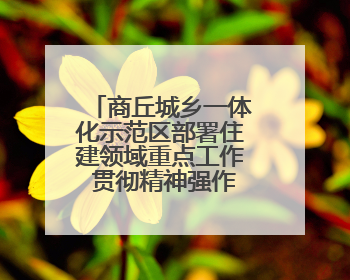商丘城乡一体化示范区部署住建领域重点工作 贯彻精神强作风 筑牢民生底线促发展
