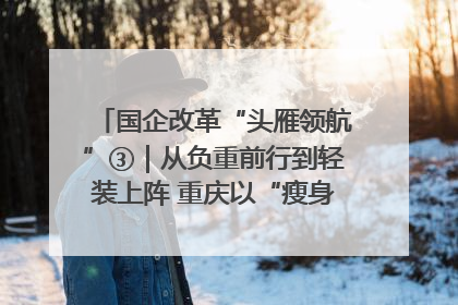 国企改革“头雁领航”③｜从负重前行到轻装上阵 重庆以“瘦身”谋“健体”