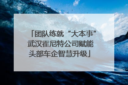团队练就“大本事” 武汉霍尼特公司赋能头部车企智慧升级