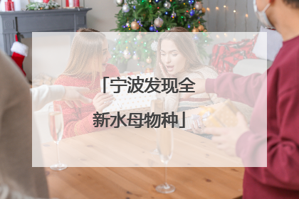 宁波发现全新水母物种