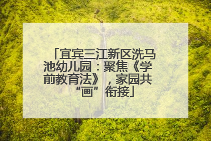 宜宾三江新区洗马池幼儿园：聚焦《学前教育法》，家园共“画”衔接