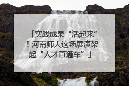 实践成果“活起来”！河南师大这场展演架起“人才直通车”