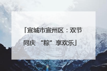宣城市宣州区：双节同庆 “粽”享欢乐
