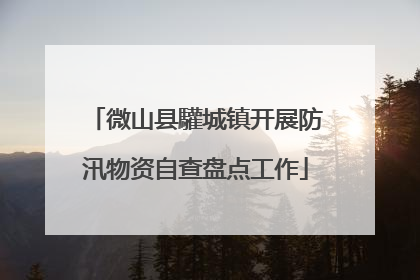 微山县驩城镇开展防汛物资自查盘点工作