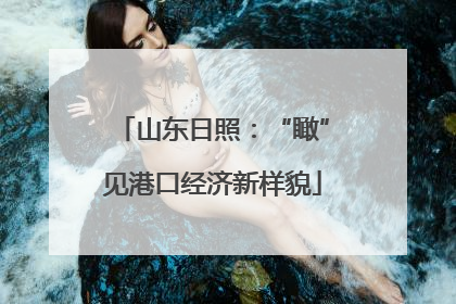山东日照：“瞰”见港口经济新样貌