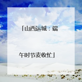 山西运城：端午时节麦收忙