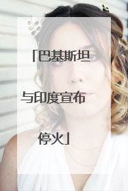 巴基斯坦与印度宣布停火