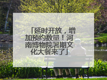 延时开放，增加预约数量！河南博物院暑期文化大餐来了