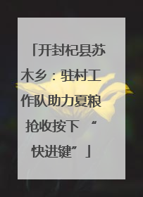 开封杞县苏木乡：驻村工作队助力夏粮抢收按下 “快进键”