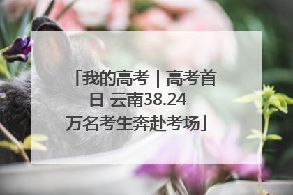 我的高考｜高考首日 云南38.24万名考生奔赴考场