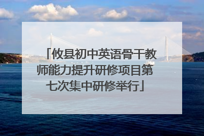 攸县初中英语骨干教师能力提升研修项目第七次集中研修举行