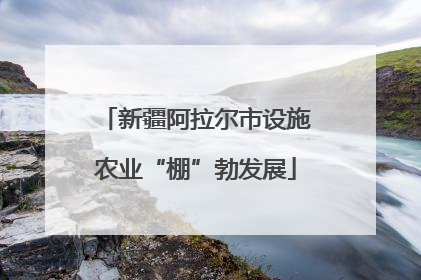 新疆阿拉尔市设施农业“棚”勃发展