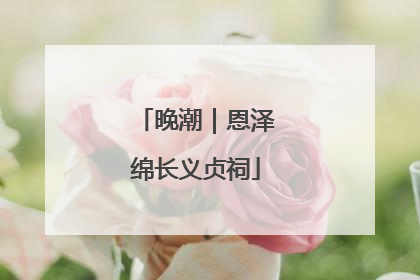 晚潮｜恩泽绵长义贞祠