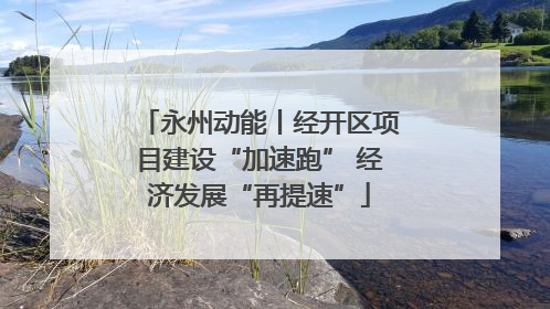 永州动能丨经开区项目建设“加速跑” 经济发展“再提速”