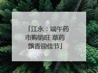 江永：端午药市购销旺 草药飘香迎佳节