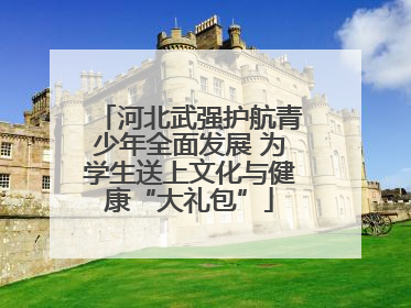 河北武强护航青少年全面发展 为学生送上文化与健康“大礼包”