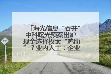 海光信息“吞并”中科曙光预案出炉 现金选择权太“鸡肋”？业内人士：企业不想大量现金流出