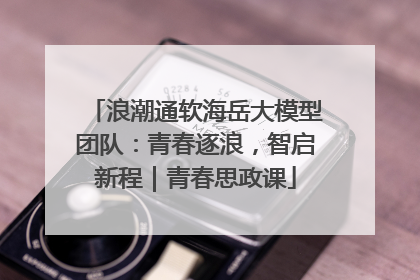 浪潮通软海岳大模型团队：青春逐浪，智启新程｜青春思政课