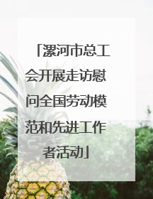 漯河市总工会开展走访慰问全国劳动模范和先进工作者活动