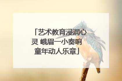 艺术教育浸润心灵 峨眉一小奏响童年动人乐章