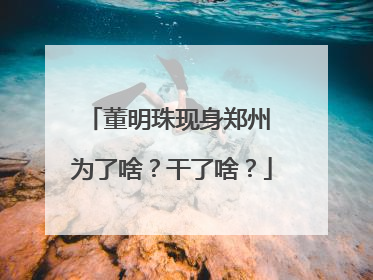 董明珠现身郑州 为了啥？干了啥？