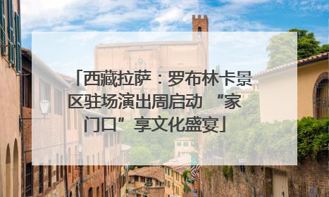 西藏拉萨：罗布林卡景区驻场演出周启动 “家门口”享文化盛宴
