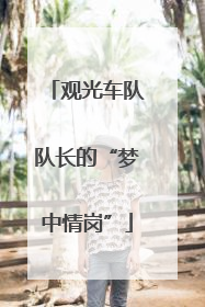 观光车队队长的“梦中情岗”
