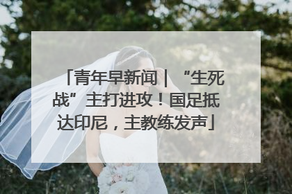 青年早新闻｜“生死战”主打进攻！国足抵达印尼，主教练发声