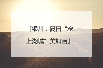 银川：夏日“塞上湖城”美如画