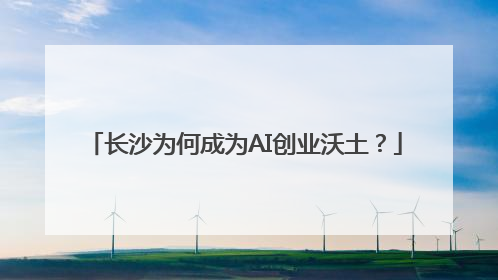 长沙为何成为AI创业沃土？