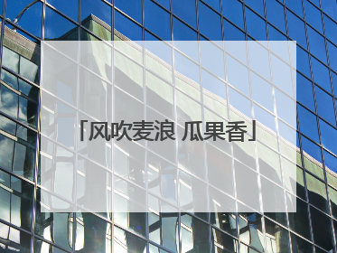 风吹麦浪 瓜果香