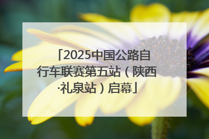 2025中国公路自行车联赛第五站（陕西·礼泉站）启幕