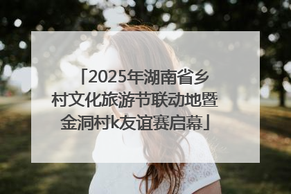 2025年湖南省乡村文化旅游节联动地暨金洞村k友谊赛启幕