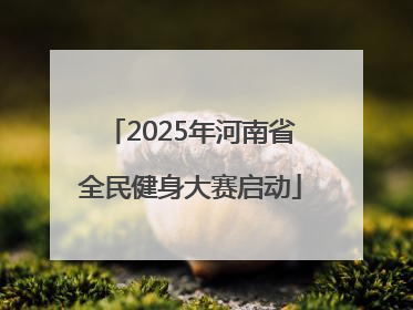 2025年河南省全民健身大赛启动