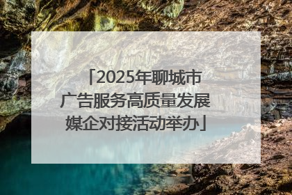 2025年聊城市广告服务高质量发展媒企对接活动举办