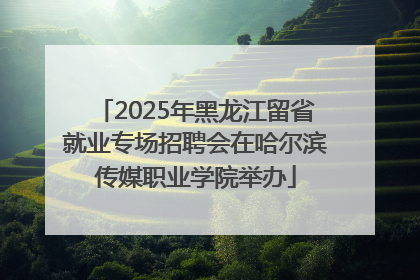 2025年黑龙江留省就业专场招聘会在哈尔滨传媒职业学院举办